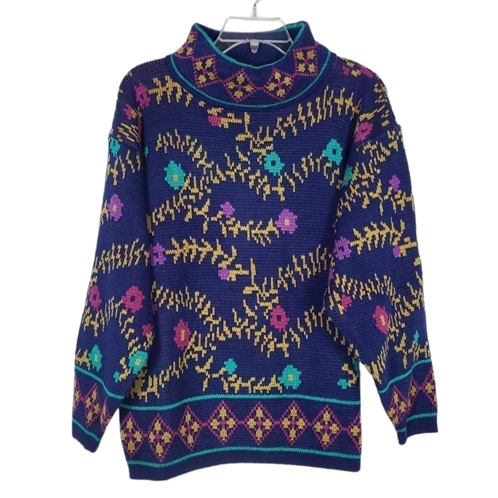 VINTAGE Erika floral sweater NWT